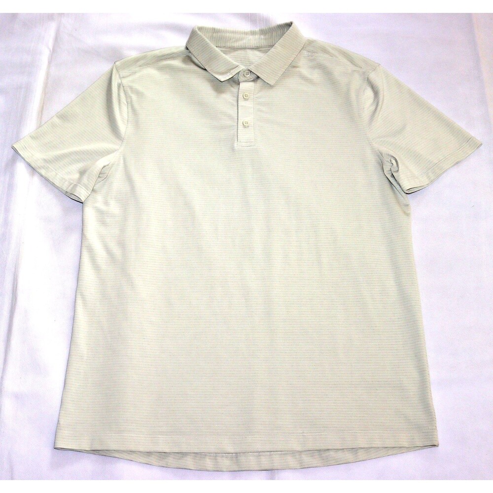 Lululemon Evolution Men Performance Golfer Outdoors Preppy Polo Shirt Size Large